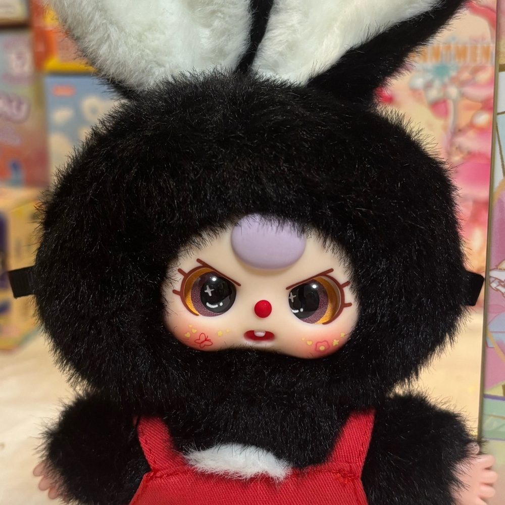 Adorable BB3 “Ink Black” Bunny Mini Tiny Rabbit with Special Eyes 👀 - Picture 6 of 6